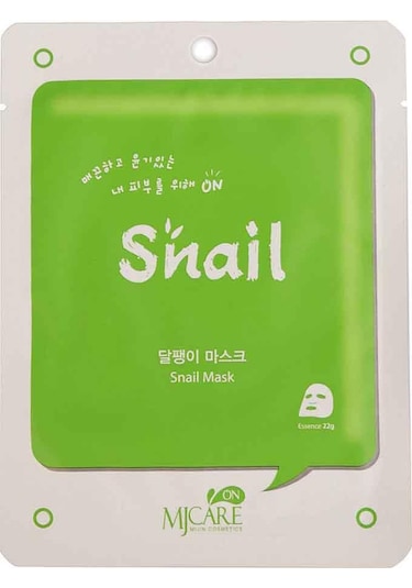 Mjcare On Snail Mask - Salyangoz Özlü Yüz Maskesi