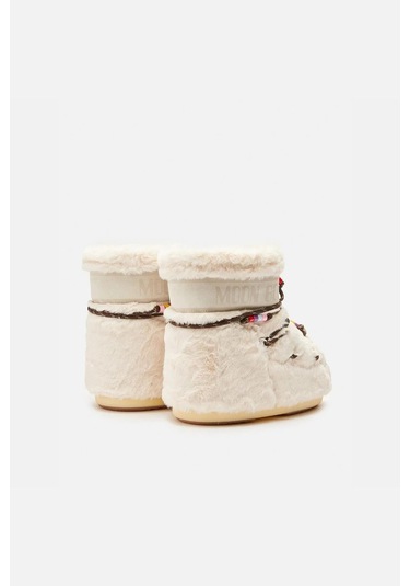 Moon Boot Icon Low Faux Fur Beads Kadın Bot 80d1409470 Krem