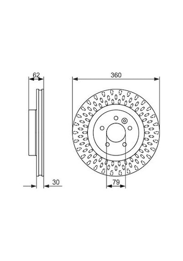 Land Rover Range Rover Sport 3.0sdv6 2013-2017 Bosch Ön Disk 2 Adet