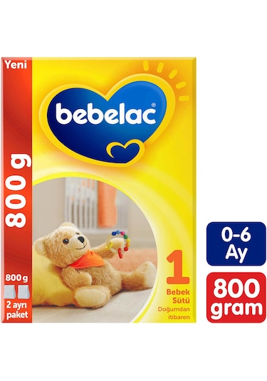 Bebelac 1 Bebek Sütü 0-6 Ay 800 G