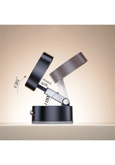 Ekılıf - Telefon Tutucu A2 Vakum Özellikli 360 Derece Dönebilen Magnetik Telefon Tutucu - Siyah - T36402 Siyah