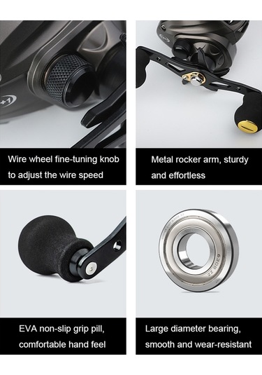 Yüksek Hızlı Uzun Atış Açık Hava Balıkçılığı Anti-patifli Hatta Balık Tutma Makaraları, Spesifikasyon: Ac2000 Kırmızı Sol