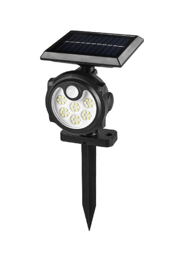 36 Led'li Güneş Enerjili Duvar Lambaları Toprak Kazığı İnsan İndüksiyonu Ve Aydınlatma Kontrolü Ve 3