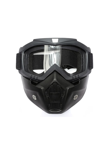 Taktik Yüz Maskesi Özel Kuvvetler Tam Yüz Anti-darbe Gözlük Açık Askeri Fan Toz Ve Sis Geçirmez Sürüş Gözlük Cs Maskesi Yellow