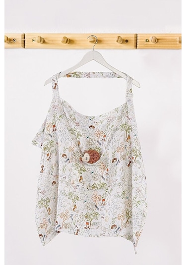 Garden Muslin Bebek Emzirme Önlüğü