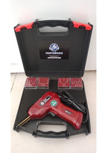 100 W Sıcak Zımba Plastik Kaynak Tamir Seti-200 Adet Tel Zımba