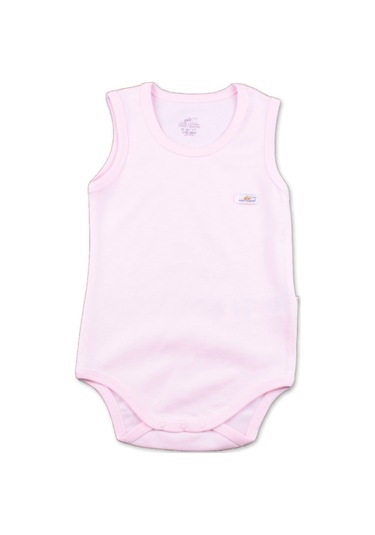 Albimini Minidamla Penye Askılı Body (2-4 Yaş) 43154 Pembe