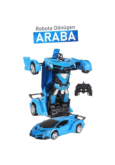 Uzaktan Kumandalı Robota Dönüşen Araba Şarjli