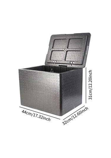 Dolıty Yalıtımlı Gıda Taşıma Kutusu Menteşeli Kapaklı 30-litre Siyah