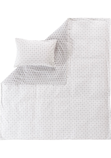 Mix & Match Bloom %100 Pamuk Tek Kişilik Nevresim Seti Gri