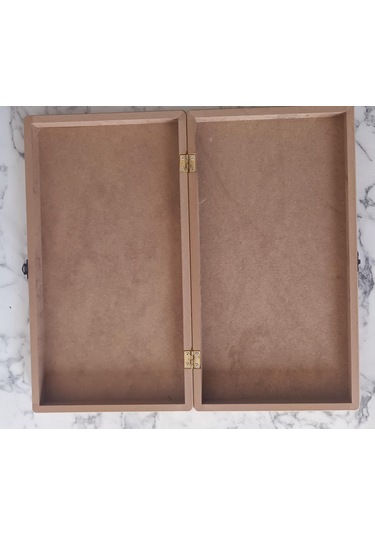 Hobi Adn Tavla Sandık Kutu Ahşap Mdf Ham Model Kutuda Sevk El Yapım