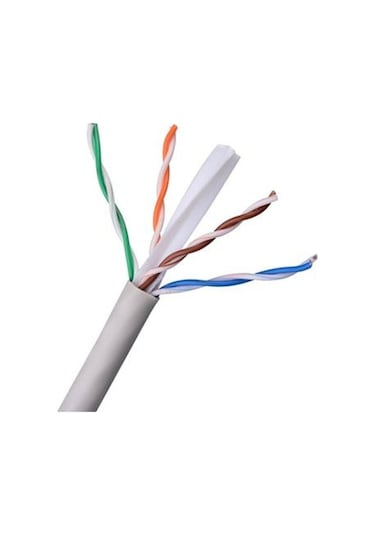 Reçber Data Ethernet Kablosu Cat-6 U- Utp 4X2X23 5 Metre