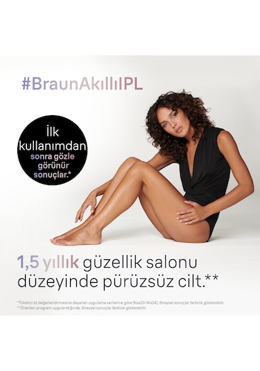 Braun IPL Silk-i Expert PL7147 2 Başlık İle Tüy Alma Lazer Epilatör + Çanta + Venus Tıraş Bıçağı