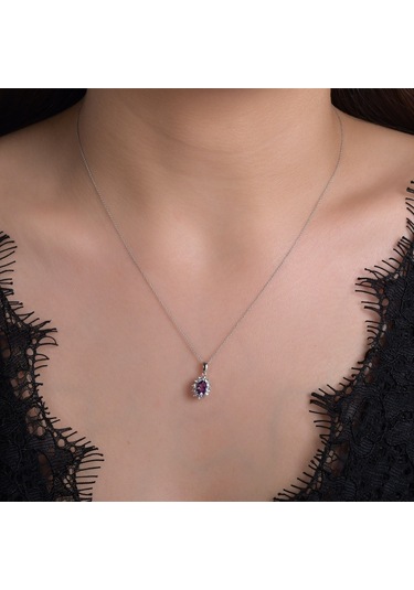 Ariş Ametist Altın Kolye N11.20359