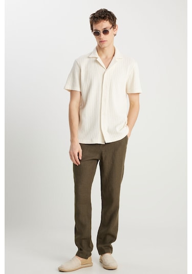 Wrangler Keten Chino Pantolon Haki Erkek Pantolon 000000000102265389 Haki