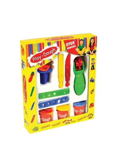 Play Dough Doğal Oyun Hamuru Seti 9 Parça