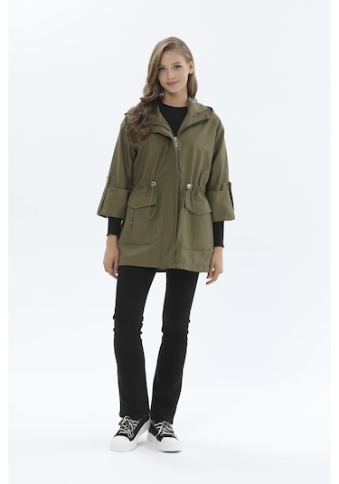 First Company Kadın Trençkot 2424bs112498 Haki