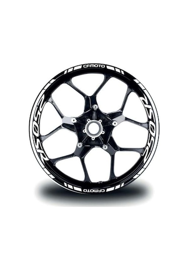 Cfmoto 250sr Jant Sticker İç & Dış Takım Modeli Beyaz