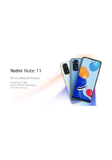Xiaomi Redmi Note 11 4 GB 128 GB (Xiaomi Türkiye Garantili)