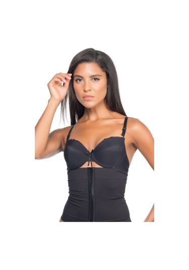 Emay Siyah Agraflı Korse 2026 Siyah