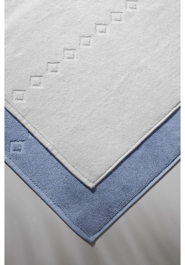 Oscuro X Bathmat Sky - Ekstra Yumusak, Modern %100 Pamuk 50X75Cm. Mavi