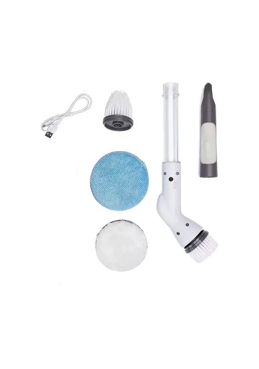 Çok Fonksiyonlu Elektrikli Temizleme Fırçası Usb Şarj Banyo