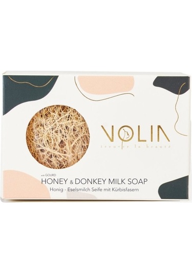 Volin El Yapımı Doğal Kabak Lifli Ballı & Eşek Sütü Sabunu 140 G