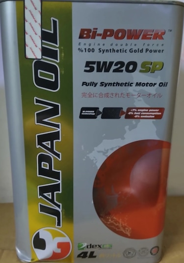 Japan Oil 5W-20 SP GF6 Tam Sentetik Motor Yağı 4 L