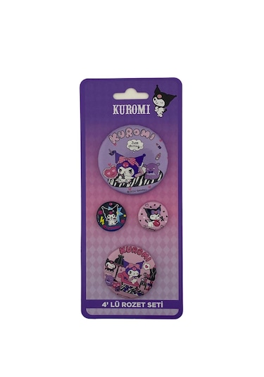 Hello Kitty&friends 4'lü Rozet Seti 3063000-6 Çok Renkli