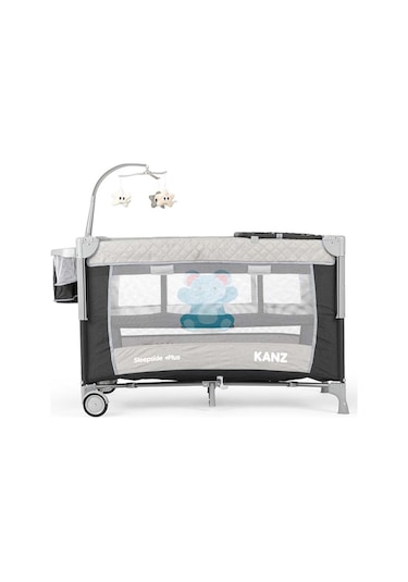 Kanz SleepSide +Plus Park Yatak Siyah