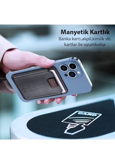 Dux Ducis Iphone 14-13-12Ler Için Magsafe Kartlik Deri Cüzdan Ki 561245441