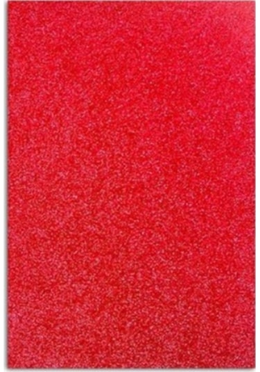 Simli Fon Kartonu 50x70 Kırmızı Rulo Şeklinde - 4 Adet