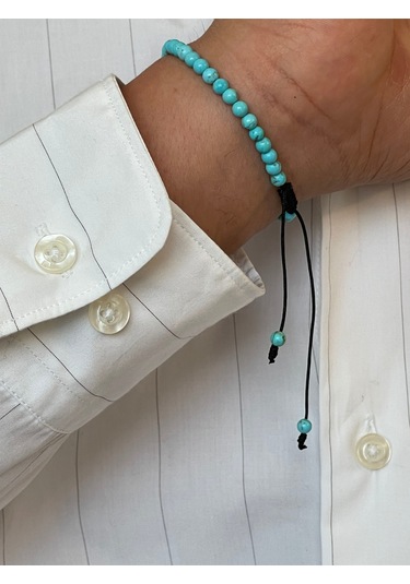 14 Ayar Alltın Dorikalı Doğal Firuze Taşlı Şık Altın Bileklik Altın