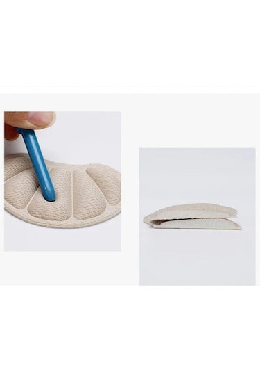 Ayakkabı Vurma Önleyici Siyah Bez Ped Yapışkanlı Dolgulu Topuk Arkası Koruma Tabanlık