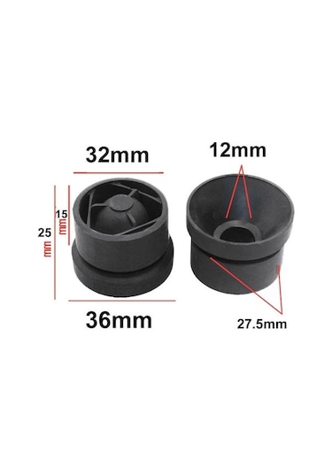 Mufunye Volkswagen Audi Uygun Motor Üst Kapak Lastik Zıttı, 4 Adet Gömme Jant Damper, Titreşim Önleyici Bant