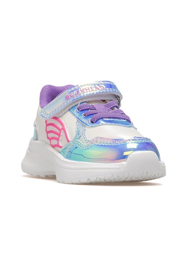 BUCKHEAD Bright Kız Çocuk Hafif Işıklı Sneaker Spor Ayakkabı 25k Buck3041 Pk Gümüş GÜMÜŞ