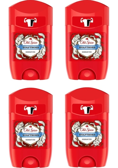 Old Spice Wolfthorn Erkek Stick Deodorant 4 x 50 ML