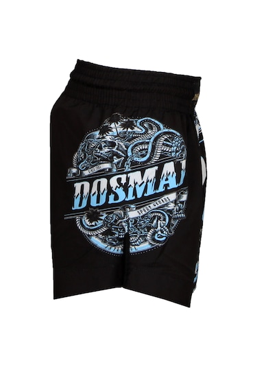 Dosmai Dijital Baskılı Snake Spor Şort Siyah Mavi Fgs238