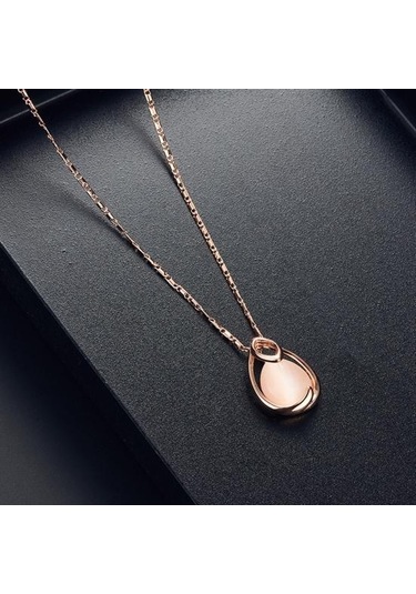 Su Damlası Şekli Sahte Opal Kolye Kolye Küpe Düğün Gelin Takı Seti Çok Renkli