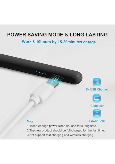 Yaozixa Kırmızı İpad Akıllı Kalem, Type-c Şarjlı, Manyetik Tutma, Dokunmatik Ekran Uyumlu, 2 Adet Yerine Konulabilir Uç İle  Pencil Uyumludur