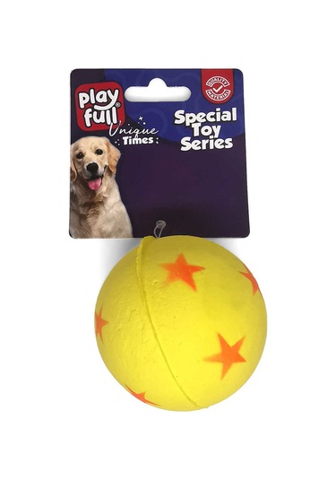 Playfull Köpek Oyun Topu Yıldızlı 6.3 Cm