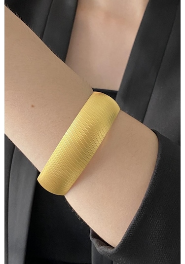 Zümrüt Sarraf 18 Gram 22 Ayar Altın Kadın Bilezik