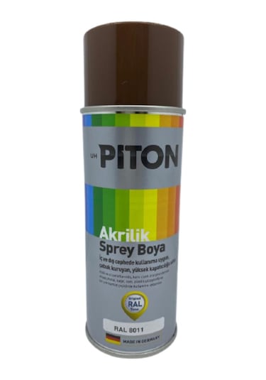 Piton Akrilik Sprey Boya 400 Ml Ral8011 Ceviz