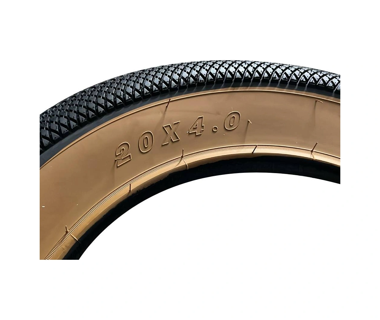 Coolride 20x4.00 3mm Zırhlı Fat Bike Amber Yanak Bisiklet Dış Lastik