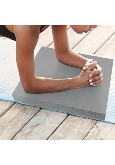 Suntek Yoga Dizlik Yumuşak Bahçe Çalışma Aksesuarları Gri-l Gri