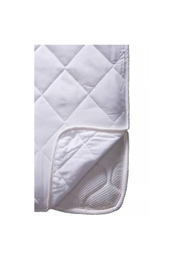 Altın Karma Yatak Koruyucu Kapitoneli 100x200 Cm Tek Kişilik Çarşaf Köşe Lastikli Beyaz