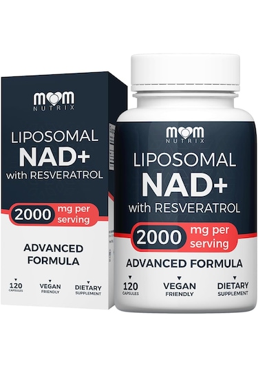 Mom Nutrıx Liposomal Nad Resveratrol 2000 Mg 120 Caps - Usa