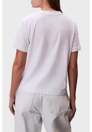 Calvin Klein Bayan T Shirt Lv047f829g Yaf Beyaz BEYAZ Calvin Klein Bayan T Shirt Lv047f829g Yaf Beyaz BEYAZ