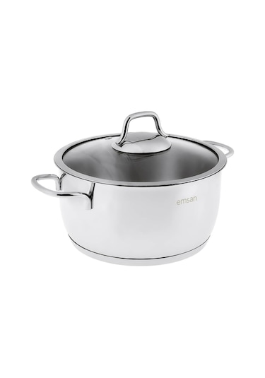 Emsan Valeria 8 Parça Çelik Tencere Seti