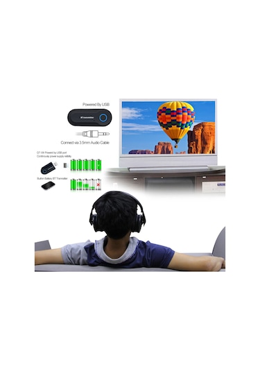 Lemestar Bluetooth 4.0 Ses Verici: Tv, Pc Ve Dvd İçin Taşınabilir Usb Güçlü Ses Adaptörü